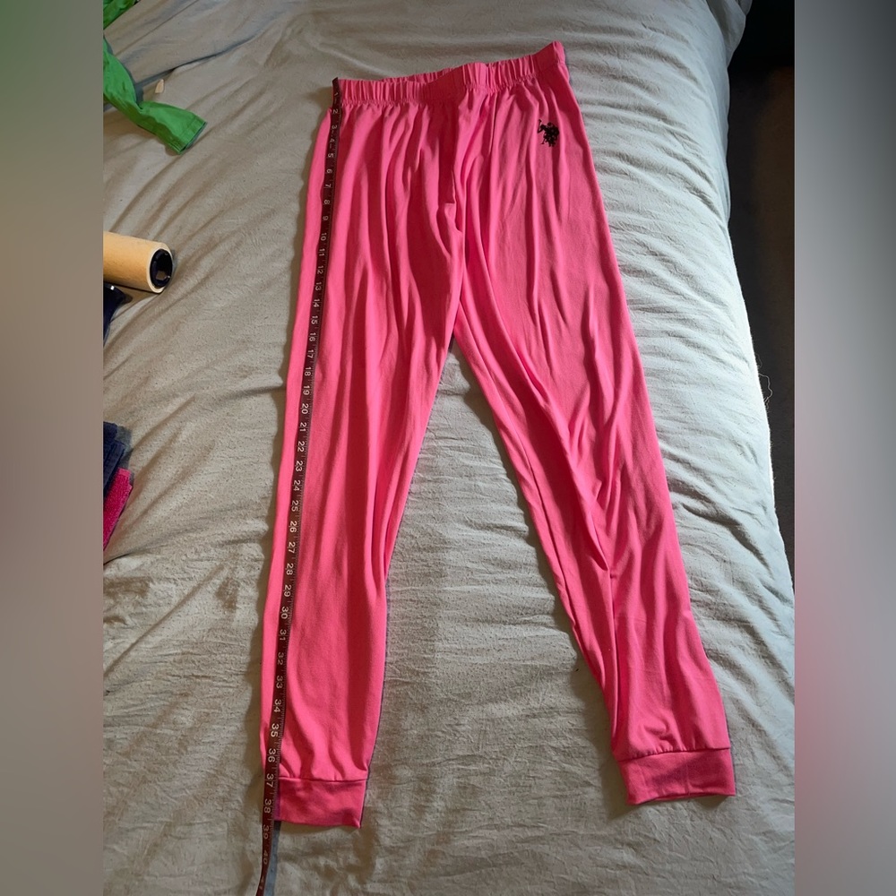 NEW!Gorgeous Pink U.S. Polo ASSN lounge pants. Incredibly soft material size M/M
